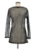 LA Class 100% Polyester Silver Long Sleeve Top Size M - photo 2