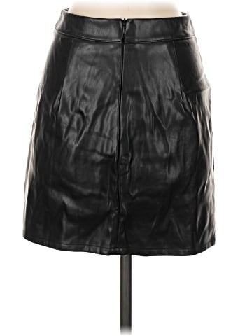 BCBGeneration Faux Leather Skirt (view 2)
