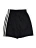 Adidas 100% Polyester Stripes Black Athletic Shorts Size 8 - photo 2