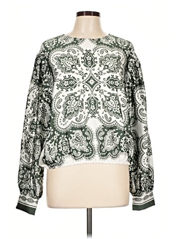 Ann Taylor Long Sleeve Blouse (view 1)