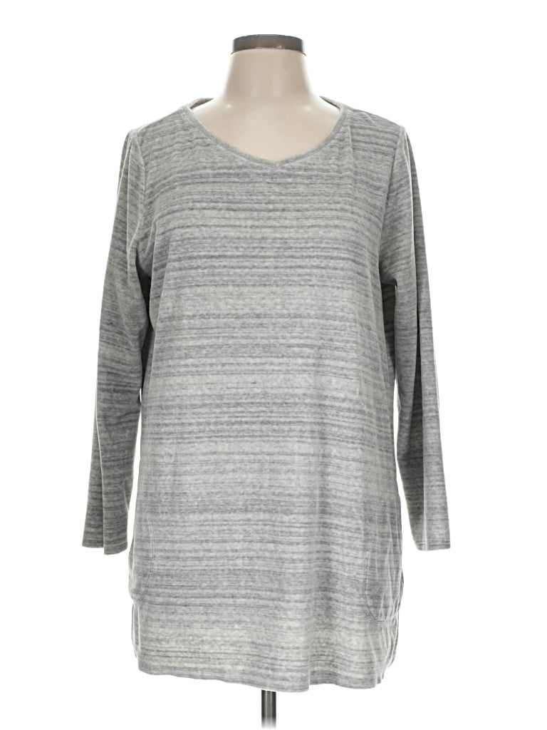 Pre-owned Purejill Pullover Sweater In Gray