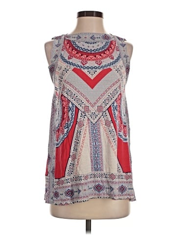 Rose + Olive Sleeveless T-Shirt (view 1)