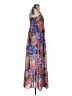 THML 100% Polyester Tropical Purple Casual Dress Size XS - photo 4