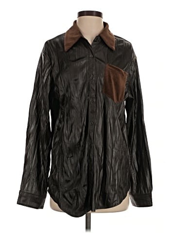 Hot & Delicious Long Sleeve Button-Down Shirt (view 1)