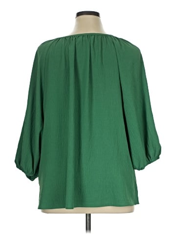 Max Studio 3/4 Sleeve Blouse (view 2)