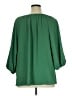 Max Studio 100% Polyester Green 3/4 Sleeve Blouse Size 1X - photo 2