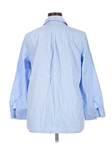 Talbots 3/4 Sleeve Button-Down Shirt (view 2)