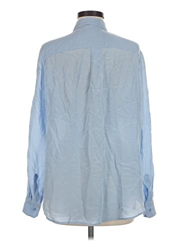 Uniqlo Long Sleeve Silk Top (view 2)