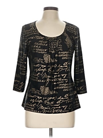 Investments 3/4 Sleeve Top (view 1)