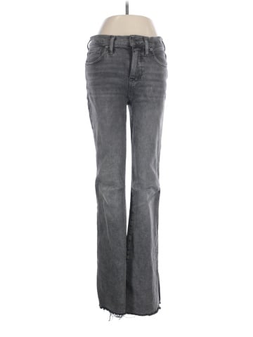 Madewell Kick Out Full-Length Jeans in Paynes Wash: Raw-Hem Edition (view 1)