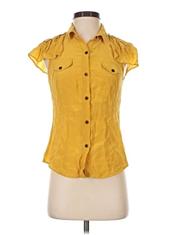 Maeve Short Sleeve Silk Top (view 1)