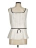 Ellen Tracy 100% Polyester Ivory Sleeveless Blouse Size 6 - photo 1