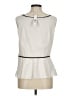 Ellen Tracy 100% Polyester Ivory Sleeveless Blouse Size 6 - photo 2