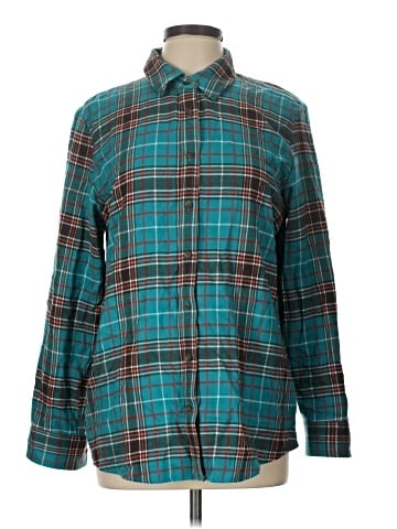 Lands' End Long Sleeve Button-Down Shirt (view 1)