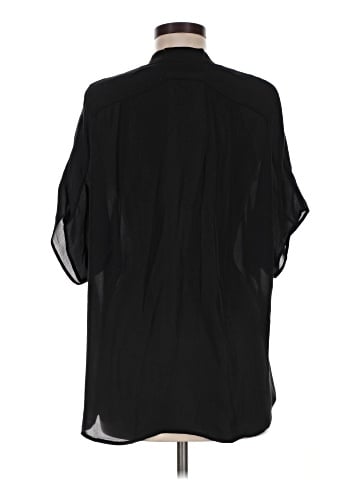 Vince. 3/4 Sleeve Silk Top (view 2)