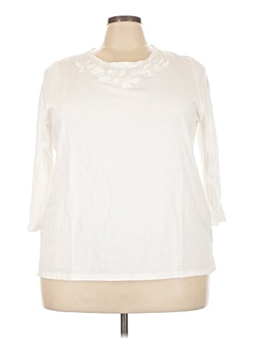 Talbots Outlet 3/4 Sleeve Top (view 1)