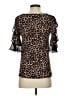 Bold Elements Black 3/4 Sleeve Blouse Size XS - photo 2