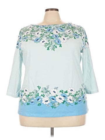 Talbots 3/4 Sleeve Blouse (view 1)