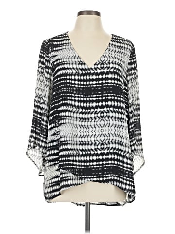 Karen Kane 3/4 Sleeve Blouse (view 1)