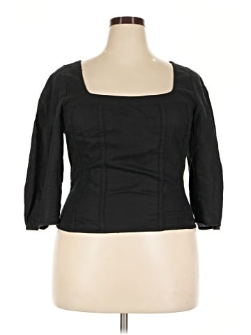Banana Republic Factory Store 3/4 Sleeve Top (view 1)