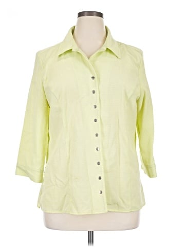 Christopher & Banks 3/4 Sleeve Blouse (view 1)
