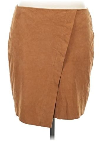 Chelsea28 Leather Skirt (view 1)