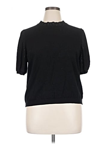 Adrianna Papell Short Sleeve Turtleneck (view 1)