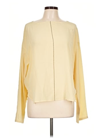 Rachel Comey Long Sleeve Silk Top (view 1)