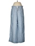 Athleta 100% Linen Blue Jeans Size 6 (petite) - photo 1