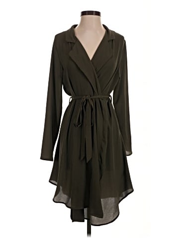 H.I.P. Happening in the Present Trenchcoat (view 1)