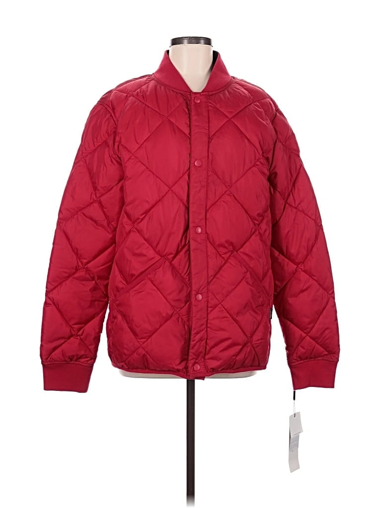 Calvin Klein Jacket In Burgundy