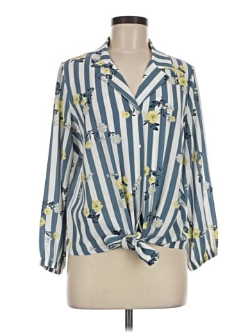 Ann Taylor Factory Long Sleeve Blouse (view 1)