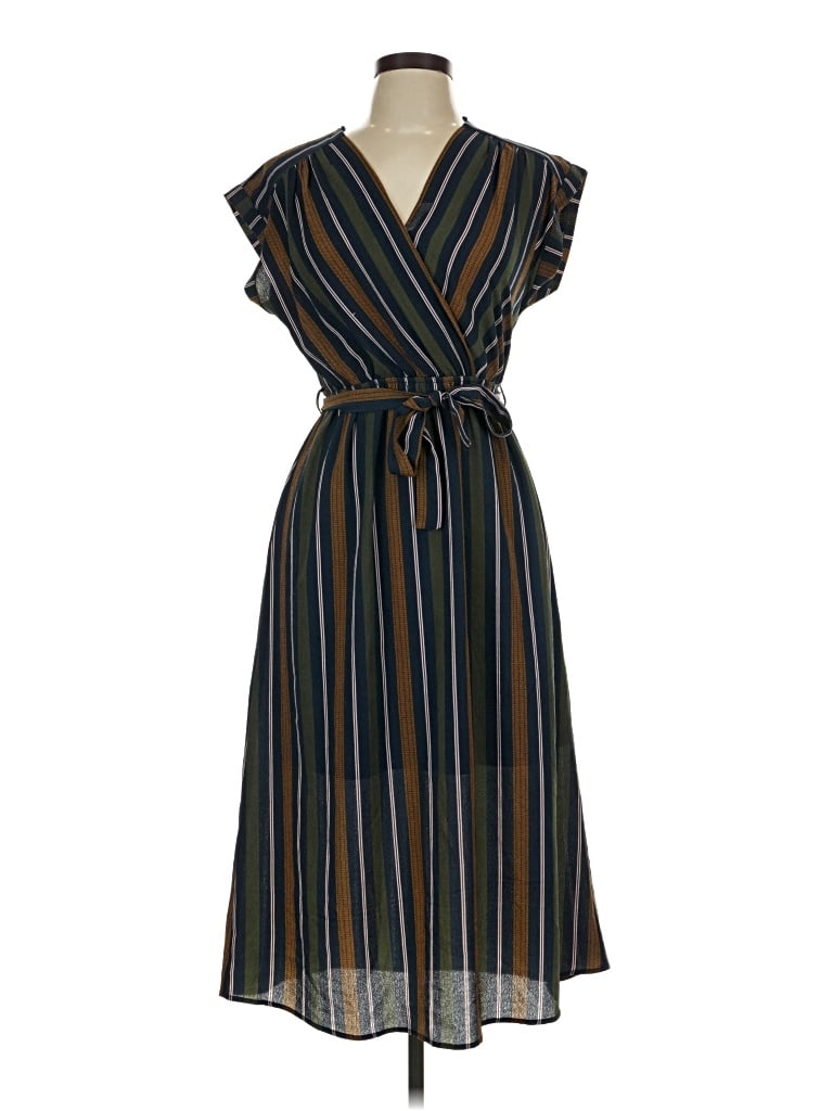 Pre-owned Monteau Casual Dress In Brown