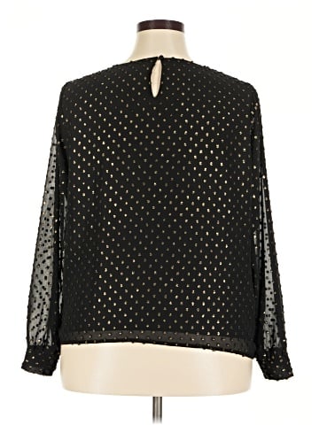 J.Crew Factory Store Long Sleeve Blouse (view 2)