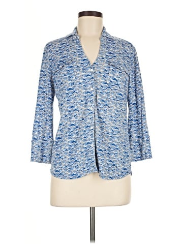 J. McLaughlin 3/4 Sleeve Button-Down Shirt (view 1)