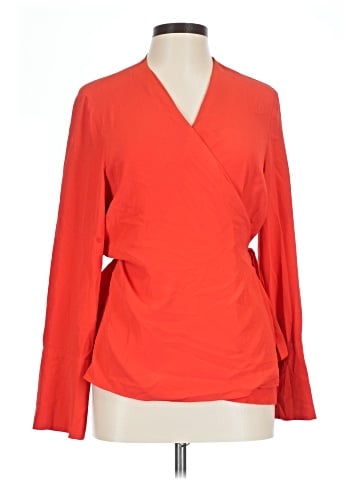 Topshop Long Sleeve Blouse (view 1)