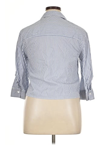 MNG 3/4 Sleeve Button-Down Shirt (view 2)