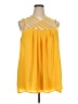 Torrid 100% Polyester Yellow Sleeveless Blouse Size 3X Plus (3) - photo 1