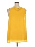Torrid 100% Polyester Yellow Sleeveless Blouse Size 3X Plus (3) - photo 2