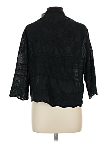 Solitaire 3/4 Sleeve Button-Down Shirt (view 2)