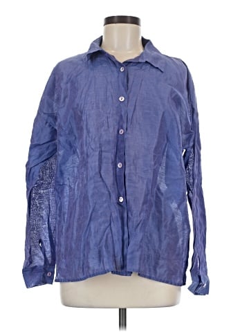 Eileen Fisher Long Sleeve Button-Down Shirt (view 1)