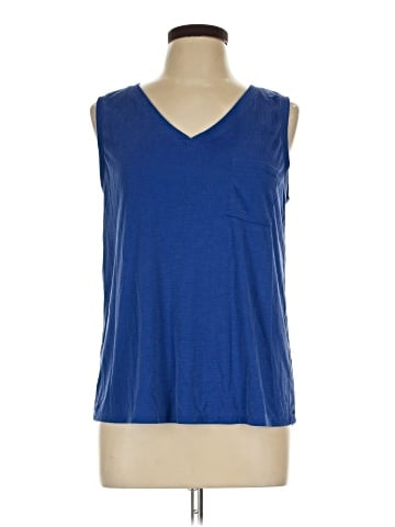 Green Envelope Sleeveless Top (view 1)