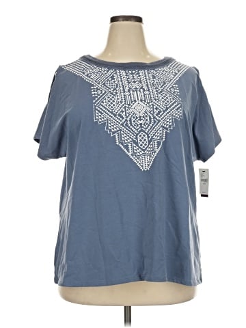 Lane Bryant Outlet Short Sleeve T-Shirt (view 1)