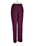 Talbots 100% Wool Solid Purple Burgundy Wool Pants Size 12 - photo 1