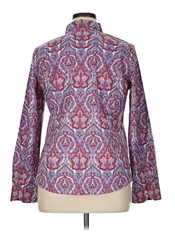 Talbots Long Sleeve Button-Down Shirt (view 2)