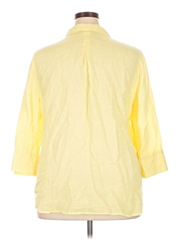 Chico's 3/4 Sleeve Button-Down Shirt (view 2)