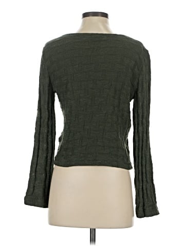 Madewell Basket-Weave Stitch Long-Sleeve Sweater Tee (view 2)