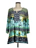 Ruby Rd. Teal 3/4 Sleeve Blouse Size M - photo 1