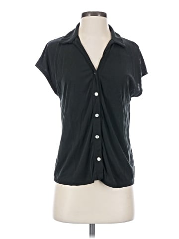 Green Envelope Short Sleeve Blouse (view 1)