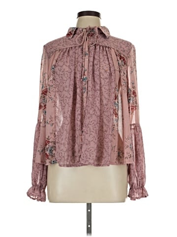 She + Sky Long Sleeve Blouse (view 1)